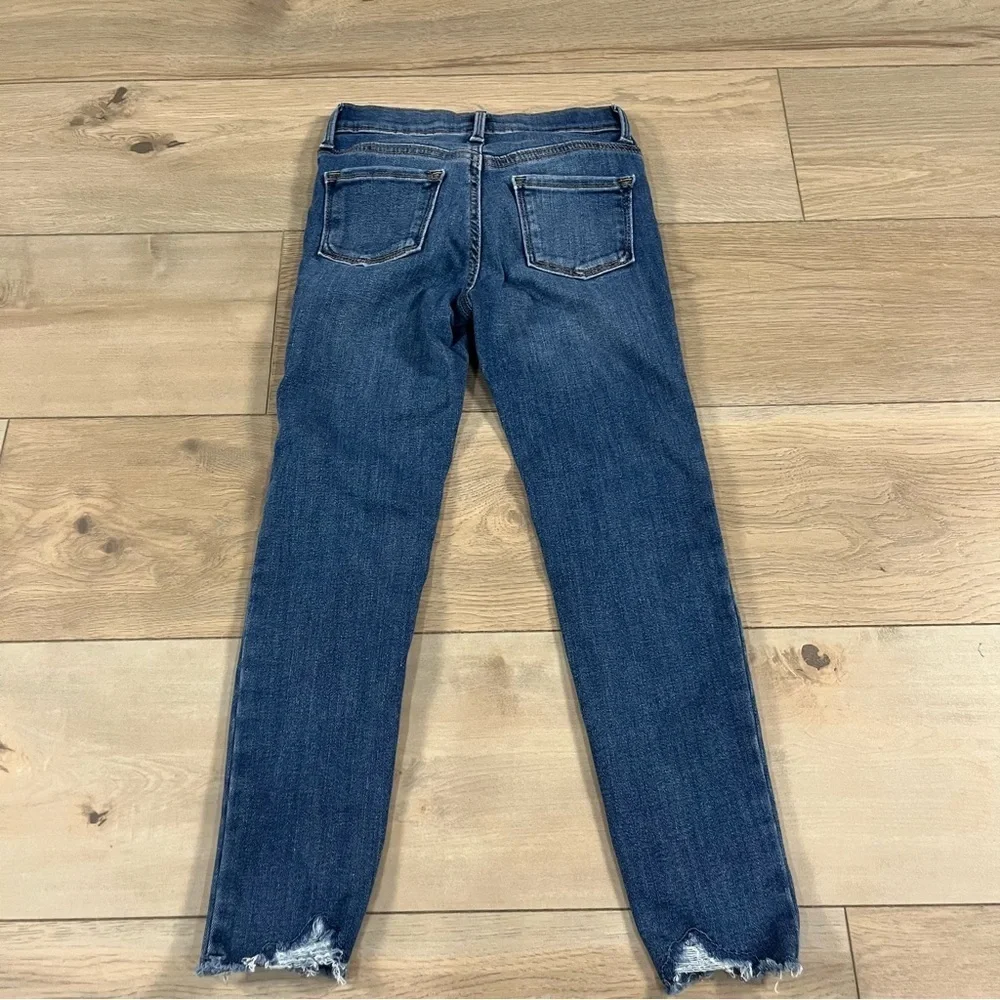 Old Navy Girls Rockstar 360 Stretch Ripped Jeggings Jeans